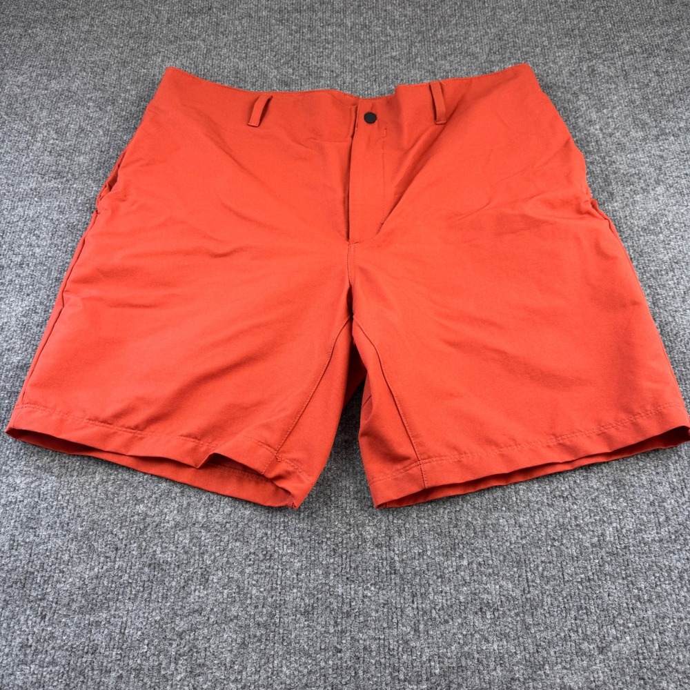 The North Face Climbing Shorts Mens 38 Orange Excellent Hiking Technical